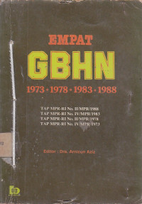 Empat GBHN 1973 1978 1983 1988