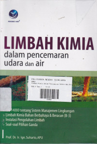 Limbah Kimia : Dalam Pencemaran Udara Dan Air