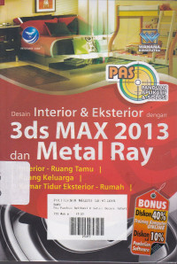 Desain Interior & Eksterior dengan 3ds Max 2013 dan Mental Ray