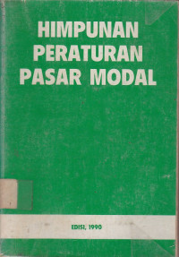 Himpunan Peraturan Pasar Modal