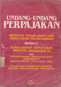 Undang-Undang Perpajakan