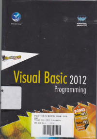 Visual Basic 2012 Programming