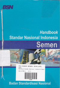 Handbook Standar Nasional Indonesia: Semen