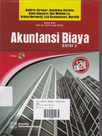 Akuntansi Biaya (Disertai CD)