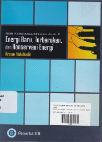 Seri Ketenagalistrikan Jilid 2: Energi Baru, Terbarukan, dan Konservasi Energi