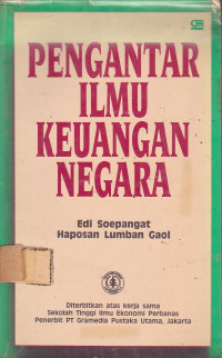 Pengantar Ilmu Keuangan Negara