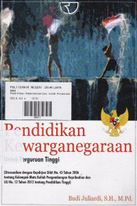 Pendidikan Kewarganegaraan untuk Perguruan Tinggi