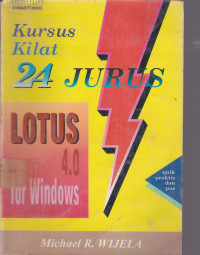 Kursus Kilat 24 Jam Lotus 4.0 For Windows