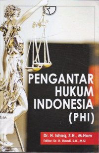 Pangantar Hukum Indonesia (PHI) Ed.1