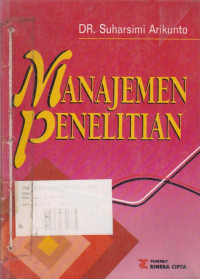 Manajemen Penelitian