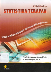 Statistika Terapan: Untuk Pembuat Kebijakan dan Pengambil Keputusan Ed.2