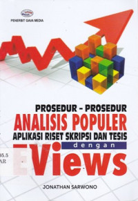 Prosedur-Prosedur Analisis populer Aplikasi Riset Skripsi dan Tesis Dengan Eviews