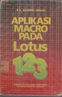 Aplikasi Macro Pada Lotus 123