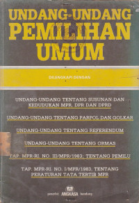 Undang-Undang Pemilihan Umum