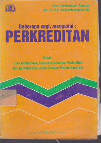 Beberapa Segi, Mengenai : Perkreditan