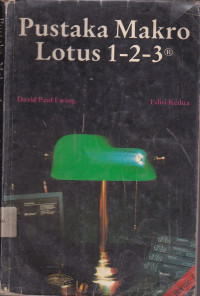 Pustaka Makro Lotus 1-2-3 Edisi Kedua (Release 2)