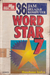 36 Jam Belajar Komputer Word Star 7