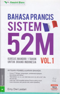 Bahasa Perancis Sistem 52M Vol.1