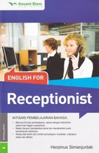 English For Receptionist