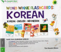 Wono Winnie Flashcards Korean: Korean - English - Indonesian + CD