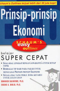 Prinsip-Prinsip Ekonomi: Schaum's Easy Outlines