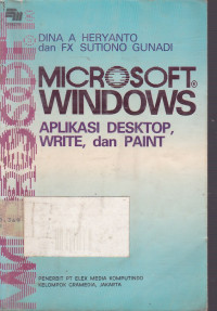 Microsoft Windows Aplikasi Desktop, Write dan Paint
