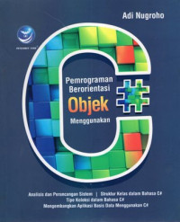 Pemrograman Berorientansi Objek Menggunakan C#