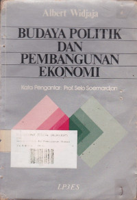 Budaya Politik Dan Pembangunan Ekonomi