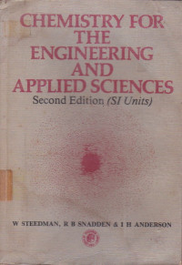 Chemistry For The Engineering And Applied Science