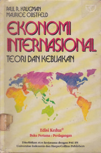 Ekonomi Internasional Teori Dan Kebijakan: Perdagangan Buku.1