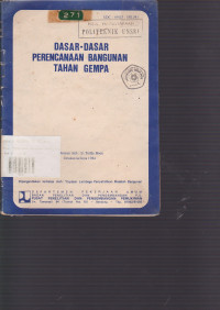 Dasar-Dasar Perencanaan Bangunan Tahan Gempa