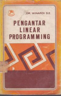 Pengantar Linear Programming