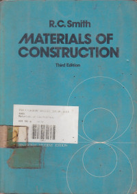 Image of Materials Of Construction