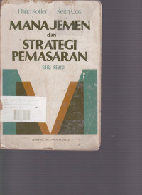 Manajemen dan strategi Pemasaran