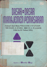 Dasar-Dasar Manajemen Pemasaran