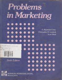Problem In Marketing Sixth Edition