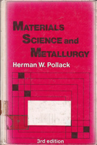 Materials Science And Metallurgy