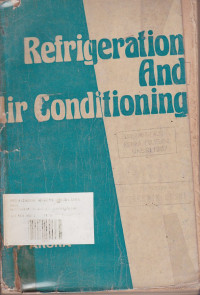 Refrigeration And Air Conditioning