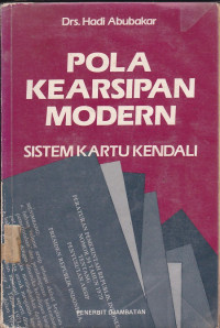 Pola Kearsipan Modern : Sistem Kartu Kendali