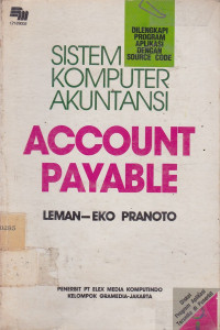 Sistem Komputer Akuntansi: Account Payable