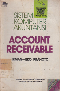 Sistem Komputer Akuntansi: Account Receivable