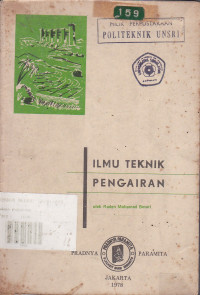 Ilmu Teknik Pengairan Jilid.1