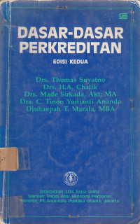 Dasar-Dasar Perkreditan Ed.2