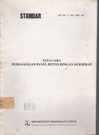 Tata Cara Pemasangan Panel Beton Ringan Berserat