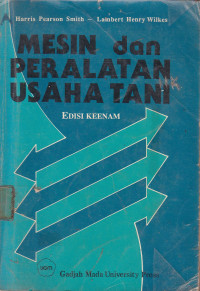 Mesin dan Peralatan Usaha Tani