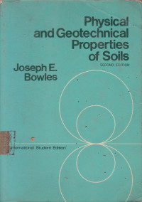 Physical And Geotecnical Properties Of Soils