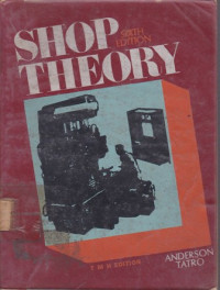 Shop Theory Sixth Edition