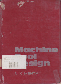 Machinie Tool Design