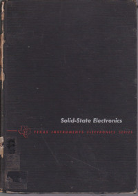 Image of Solid-State Electronics: A Basic Course for Engineers and Technicians.
