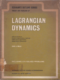 Theory And Problems Of Lagrangian Dynamics : Schaums Outline Series